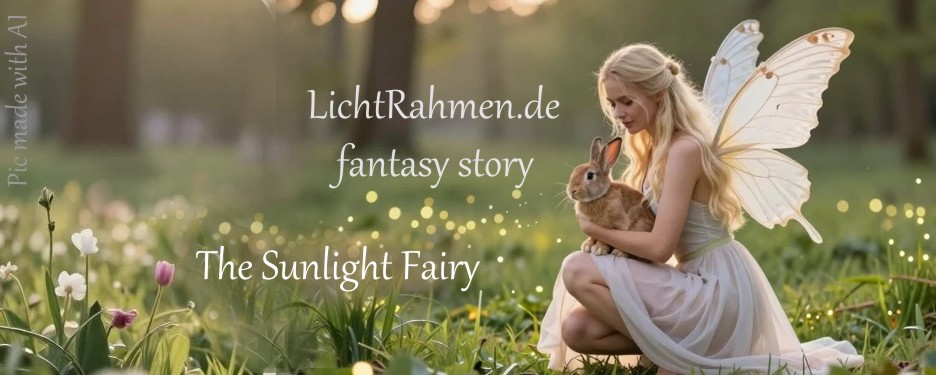 Fantasy story Sunlightfairy by LichtRahmen.de