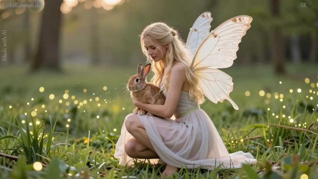 The Sunlightfairy fantasy story by LichtRahmen.de